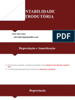 Contabilidade Geral Depreciação