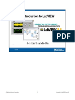 Introduction to LabVIEW 8.6 in 6 Hours