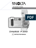 Dimage F200 Manual ENG