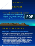 Mencetak Report