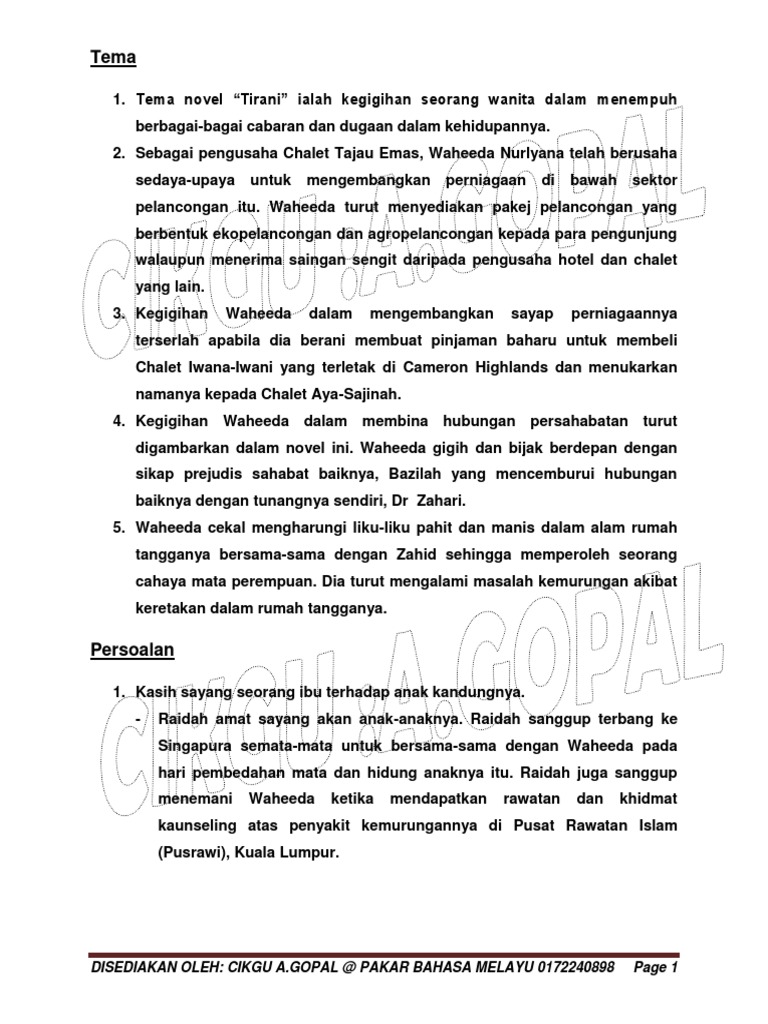Novel Tirani - 220220 - 163644 | PDF