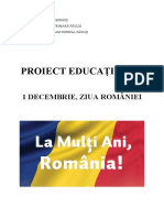 G.P.N Păuliș Proiect Educațional 1 Decembrie, Ziua României 3.12.2018