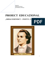G.P.N Păuliș Proiect Educațional Mihai Eminescu - Poetul Național 14 01 2019