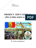 G.P.N Păuliș Proiect Educațional Hai Să Dăm Mână Cu Mână 21 01 2019