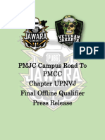 PMJC UPNVJ Final Offline Qualifier Press Release