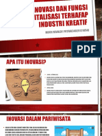 Inovasi Dan Fungsi Digitalisasi Terhadap Industri Kreatif