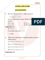 JEE Main Important Questions of Atomic Structure With Solution by Experts