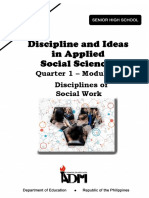 DIASS12 Q1 Mod6 Disciplines-of-Social-Work v2