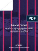 Amicus Curiae Sobre Prisión Preventiva Oficiosa