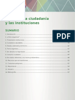 La Ciudadanía y Las Instituciones