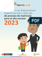 Instructivo matrícula 2023