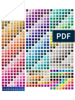 Pantone Color Chart: Process Yellow to PMS 1235