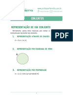 Conjuntos: representações, operações e resolução de problemas