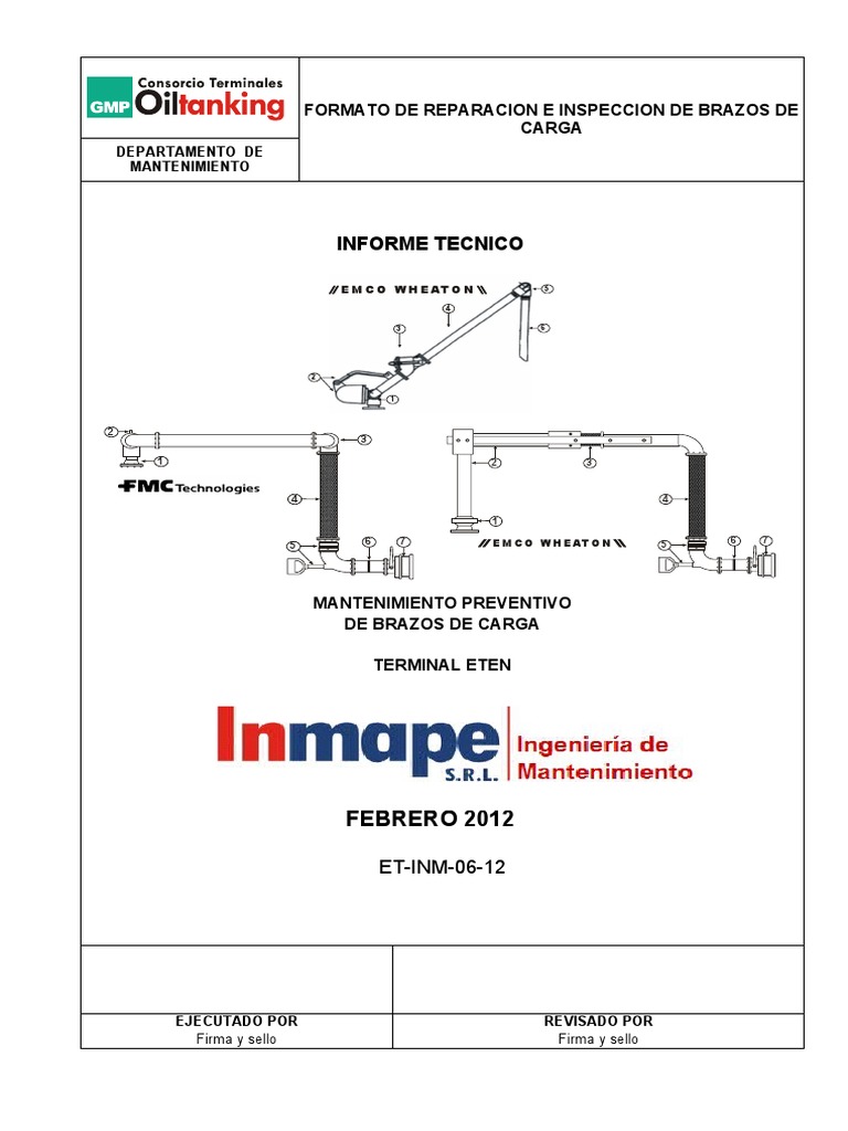 Et-Inm-06-12 Prot Brazos de Carga | PDF | Bienes manufacturados ...