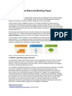 Greenhouse Gas Removal Briefing Paper Summary