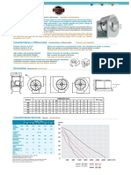 Ventiladores industriais SR: descrição, características e especificações