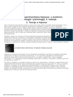 Teorije o Hipnozi - Klinička I Eksperimentalna Hipnoza - U Medicini, Stomatologiji I Psihologiji, 2. Izdanje