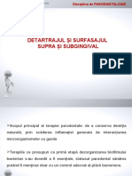 Detartrajul Și Surfasajul Supra Și Subgingival