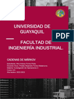 Tarea 1 - Unidad 1 - Cadenas de Márkov Torres Alen