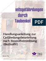 Gesundheitsgefährdung Taubenkot