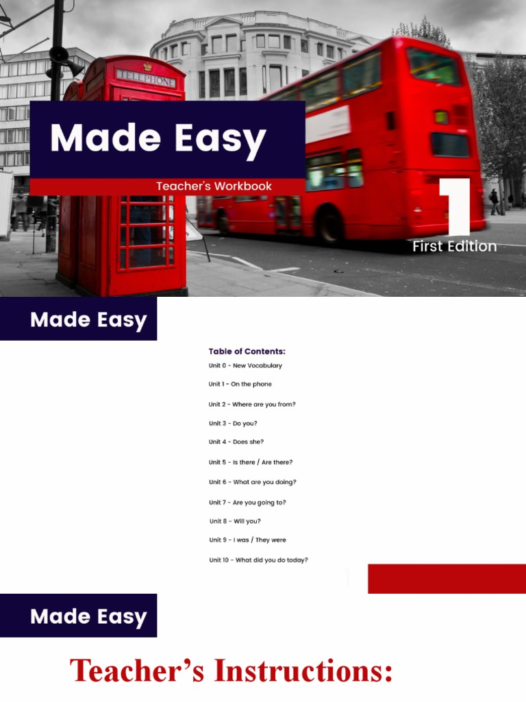 Made Easy Slides - Unit 8 | PDF
