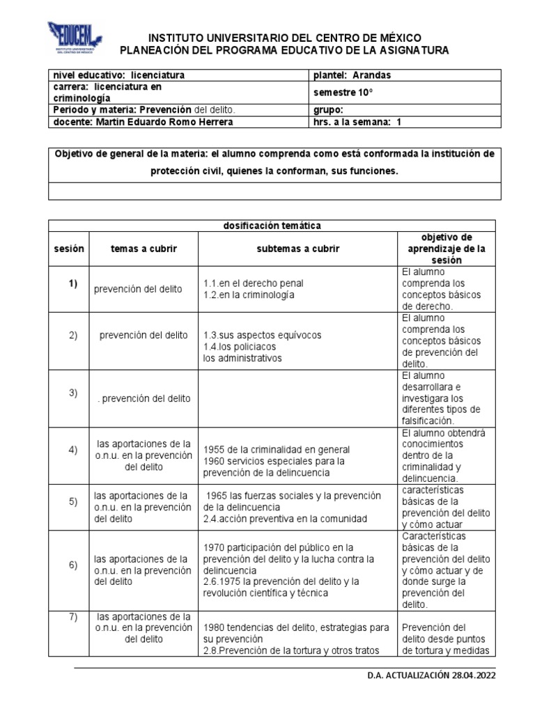 Estrategias de Prevención del Delito | PDF | Prevención del crimen ...