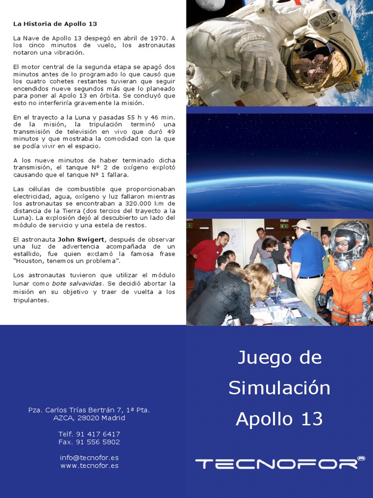 Apollo 13 PDF Itil Vuelo espacial