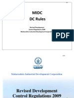 MIDC DC Rules Revised Development Control Regulations 2009