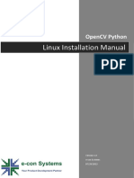 OpenCV Python Installation Linux Manual v1.4