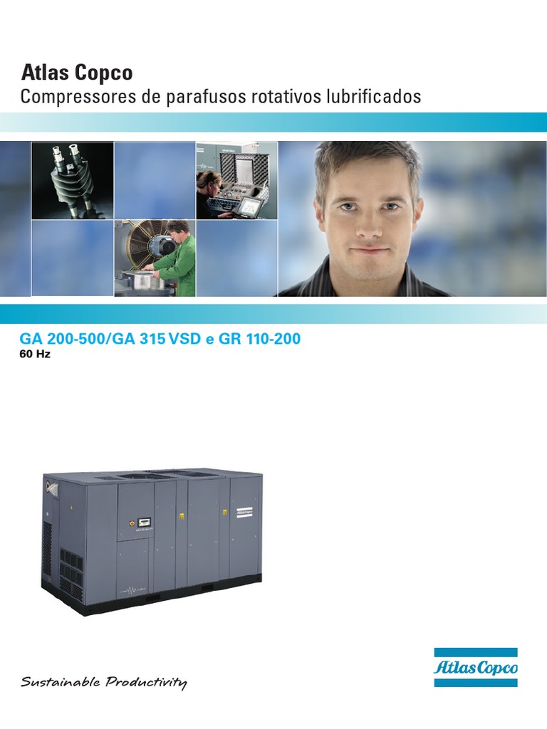 Catalogo GA200-500 GR110-160 | PDF | Economia | Motores