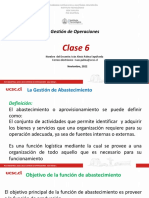 Gestion de Operaciones - 2022 - Clase - 6