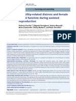 Infertilidad - Distrés Relacionado y Disfunción Sexual Femenina Durante Reproducción Asistida - Italia - 2019