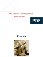 Affective Filter Hypothesis