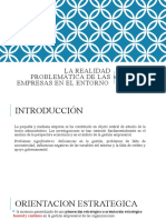 La Realidad Problemática de Las Empresas