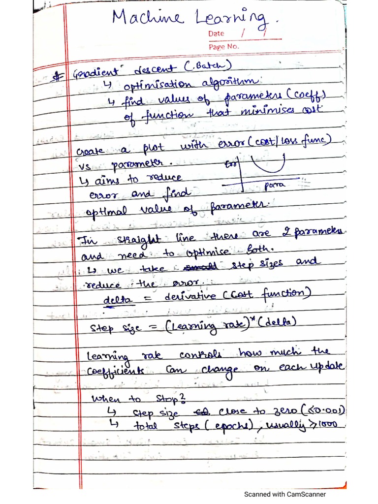 ML Notes | PDF