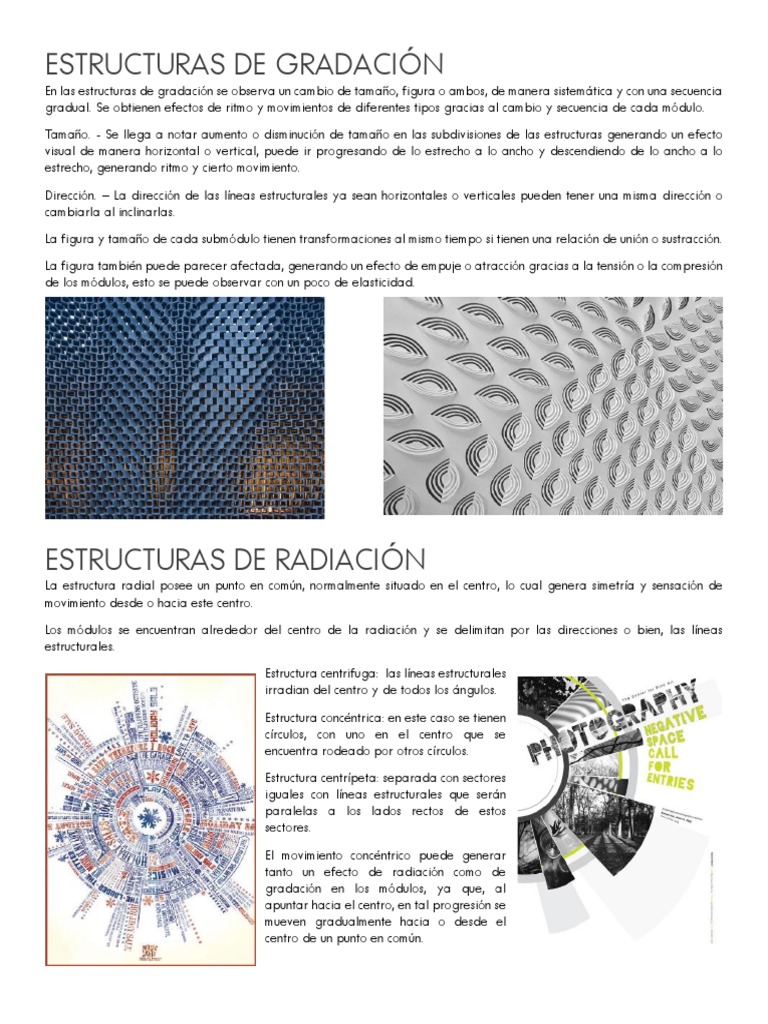 Estructuras de Gradación y Radiación | PDF