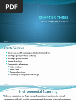 Strategic Management CH 3 and 4