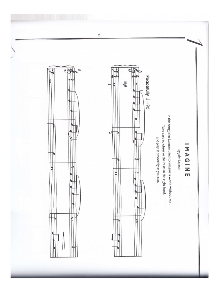 Beatles Piano | PDF