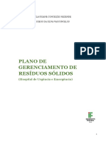 Plano de gerenciamento de resíduos sólidos de hospital