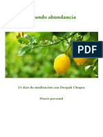 Reto de Meditación de 21 Días de Deepak Chopra - Creando Abundancia