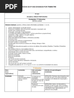 Proposta Curricular 5º ano alinhada à BNCC dividida por TRIMESTRE (1)
