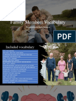 Family Members Vocabulary - Emily Nikolova