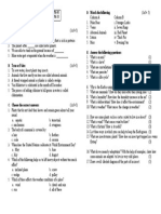 The Pathway School Term Test-II Science Exam