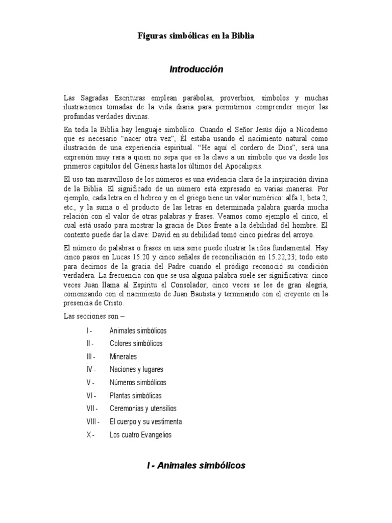 762 Figuras Simbólicas en La Escritura | PDF | Jesús | Biblia