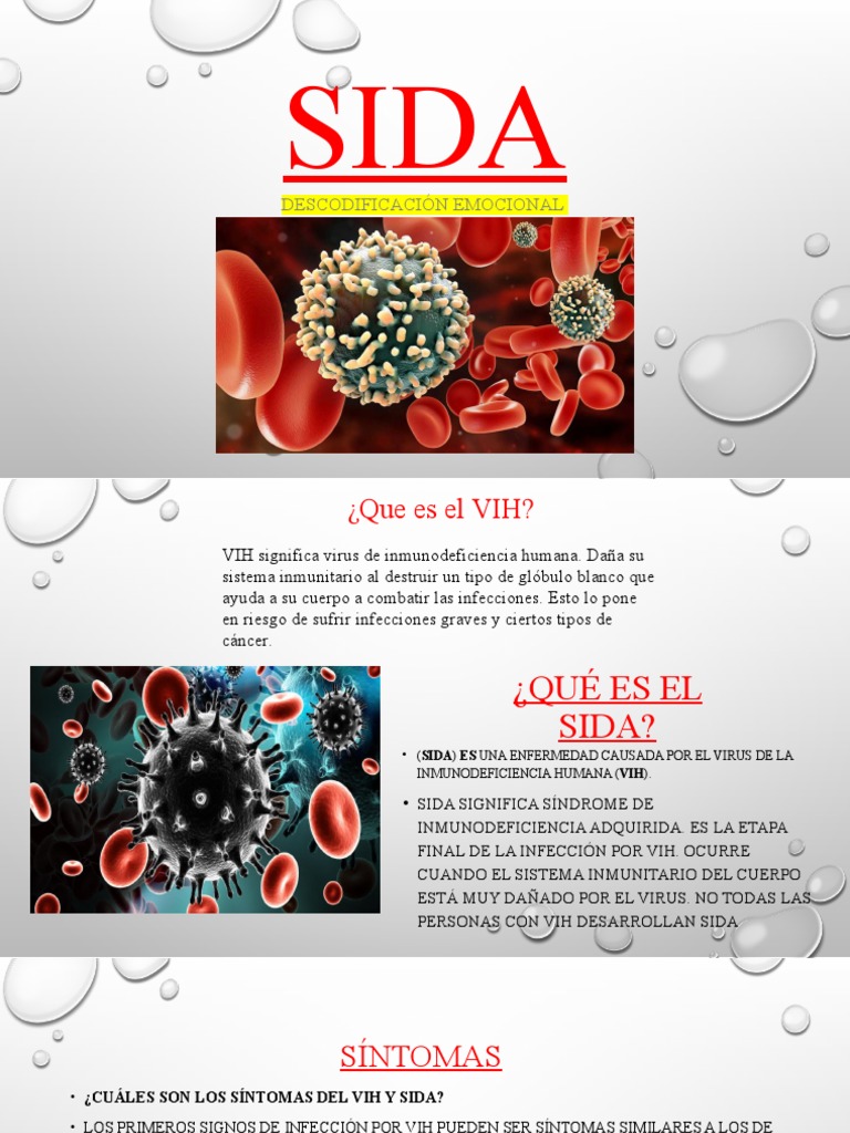 SIDA y VIH: Impacto Emocional y Síntomas | PDF | Ciencias sociales ...