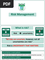 Risk Management - Strategy