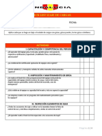 Checklist Izaje de Cargas