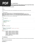 Pandas - Jupyter Notebook