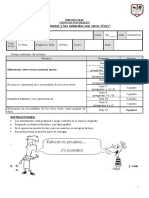 1°ciencias Naturales - Prueba Unidad 1 - 2015