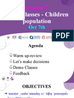 MGT Session 7 - Demo Classes Children